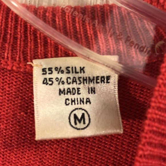 TSE Cashmere Bergdorf Goodman silk blend short sleeve sweater - Picture 5 of 6